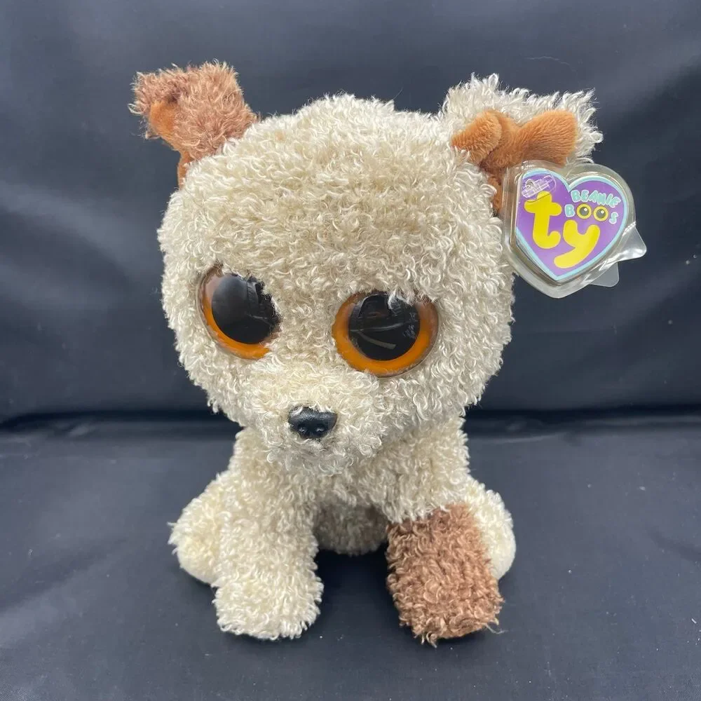 NWT Ty Beanie Boos Rootbeer the Brown Dog 8.5